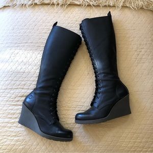 Dr. Martens 20 Eye Leanne Wedge Knee High Boot